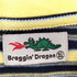 Braggin' Dragon 日本製 モックネック鹿の子ボーダーTシャツ メンズ import:XL