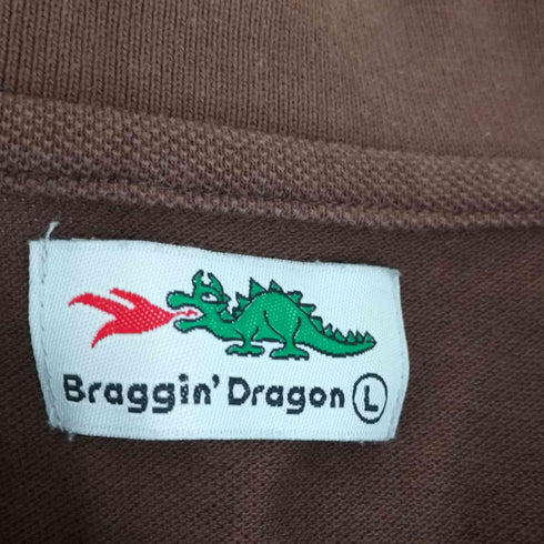Braggin' Dragon 日本製 鹿の子ポロシャツ メンズ JPN:L