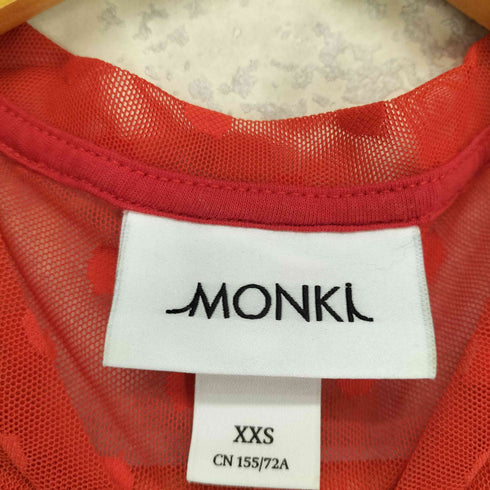 MONKI ドット柄セカンドスキントップス Y2K レディース XXS