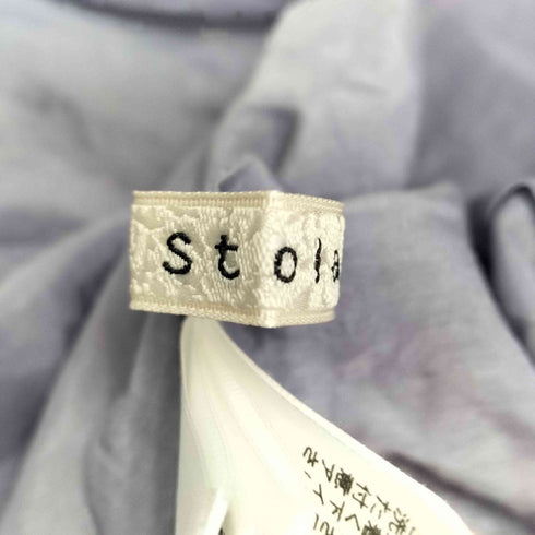 ストラ Stola. シルク コットン ギャザー パフスリーブ ブラウス レディース JPN:38