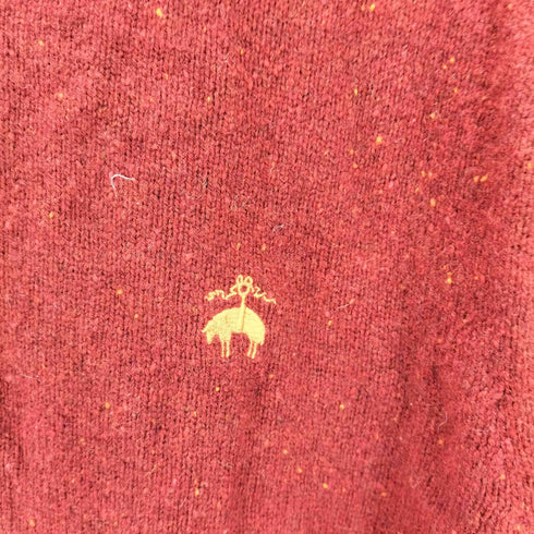 ブルックスブラザーズ BROOKS BROTHERS ワンポイント刺繍 ネップメランジニットセーター レディース JPN:L