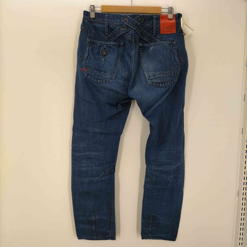 デンハム DENHAM JAPAN ARTISAN CROSS BACK CARROT FIT クロスバック キャロット フィット ボタンフライ デニム パンツ メンズ W31 L32
