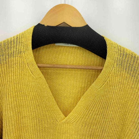 ヒューゴボス HUGO BOSS イタリア製 Vネック リネンコットン ニットセーター メンズ
