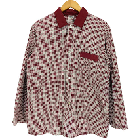 St michael ヘキサゴン柄 パジャマシャツ メンズ import:M