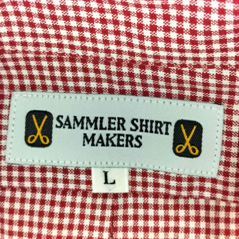 SAMMLER SHIRT MAKER BD SHIRT FAT WIDTH OX GINGHAM メンズ JPN:L