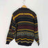 TRUTUS BIANCARA 韓国製 レザー切替ニットプルオーバー メンズ import:XXL