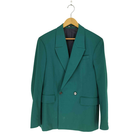 ザラ ZARA ダブルブレストテーラードジャケット メンズ 46