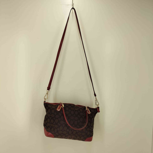 コーチ COACH シグネチャー レザー キャンバス 2WAY レディース
