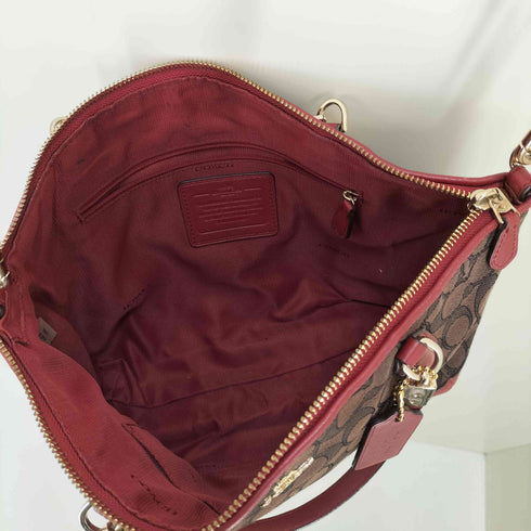 コーチ COACH シグネチャー レザー キャンバス 2WAY レディース