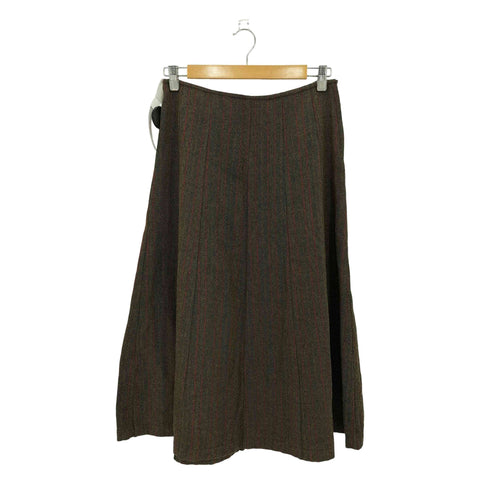 トリココムデギャルソン tricot COMME des GARCONS ヘリンボーン柄 総柄 フレアスカート レディース JPN:M