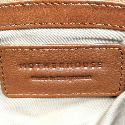 マザーハウス MOTHERHOUSE 木製チャーム レザー ハンド バック レディース