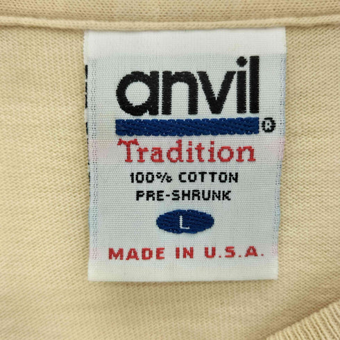 アンビル Anvil USA製 オールド クルーネック半袖Tシャツ メンズ L