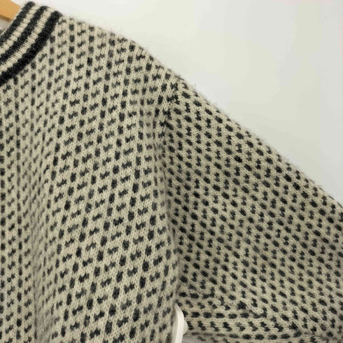 エルエルビーン L.L.Bean 80s ノルウェー製 レーヨン混 バーズアイ ウールニット メンズ LADIES LARGE