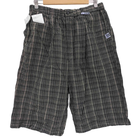 メゾンミハラヤスヒロ Maison MIHARA YASUHIRO タックチェックショーツ メンズ