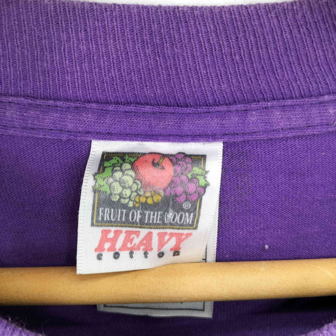 フルーツオブザルーム FRUIT OF THE LOOM 90s ベースボールチームプリント 半袖クルーネックTシャツ メンズ L