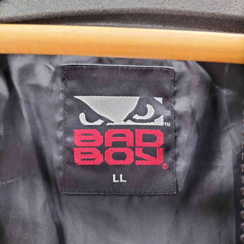 バッドボーイ BADBOY 00S 比翼ジップ ファーフード付 中綿 ジャケット Y2K メンズ LL