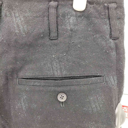 ブラックスキャンダルヨウジヤマモト BLACK Scandal Yohji Yamamoto 19AW ウォッシュ加工 ウールパンツ メンズ