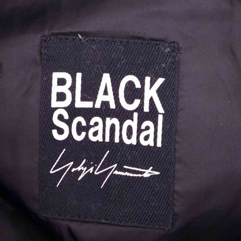 ブラックスキャンダルヨウジヤマモト BLACK Scandal Yohji Yamamoto 19AW ウォッシュ加工 ウールパンツ メンズ