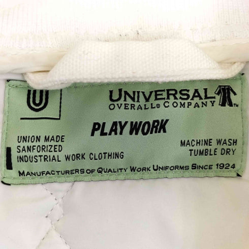 ユニバーサルオーバーオール UNIVERSAL OVERALL PLAY WORK PLAY TEAM JACKET プレイ チーム ジャケット キルティング ワーク メンズ JPN:L