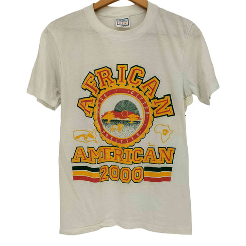 MY SHIRT IS MADE IN THE USA 80-90s シングルステッチ フロントプリント 半袖T メンズ import:M