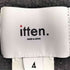 itten ナイロン ウール 混 コットン クルーネック ニット レディース JPN:4