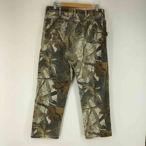 ラングラー Wrangler リアルツリーカモ ダブルニーワークパンツ メンズ 34/32
