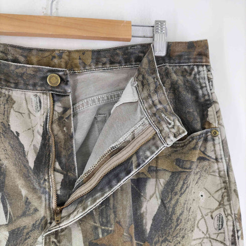 ラングラー Wrangler リアルツリーカモ ダブルニーワークパンツ メンズ 34/32