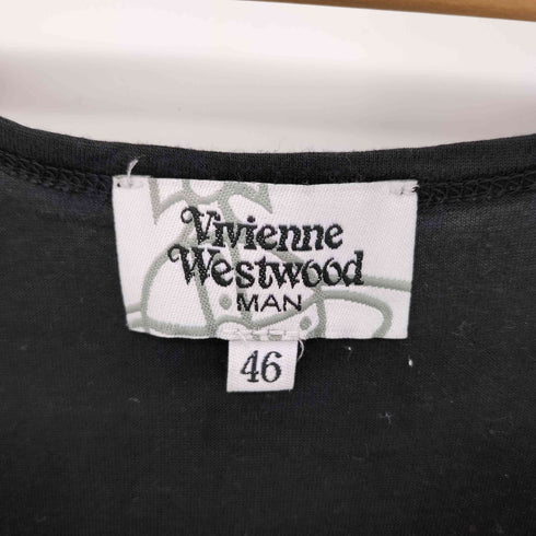 ヴィヴィアンウエストウッドマン Vivienne Westwood MAN フロントロゴ刺繍 タンクトップ メンズ 46