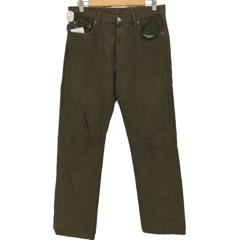 リーバイス Levis EURO 90S ベルギー製 501 266刻印 製品染め ボタンフライ デニムパンツ ユーロ 脇割 メンズ W34 L34