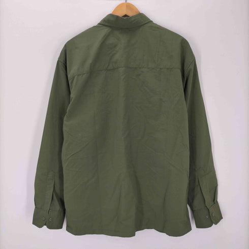 ギャップ Gap 25SS LS NYLON ARMY JACKET オーバーサイズ アーミー ナイロン シャツ ジャケット メンズ import:M