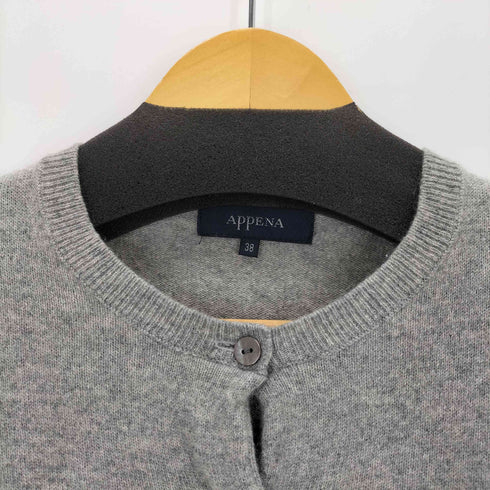 アペーナ appena CASHMERE 100% カシミヤ カーディガン レディース JPN:38