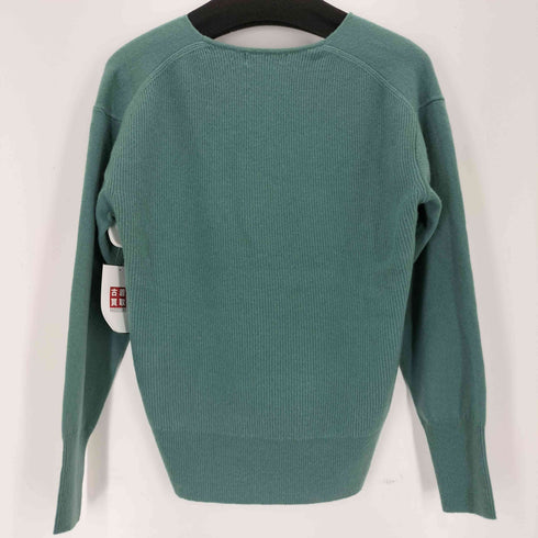 ユナイテッドアローズグリーンレーベルリラクシング UNITED ARROWS green label relaxing FFC ウール カシミヤ テンジク×カタアゼ ハイネック ニット レディース