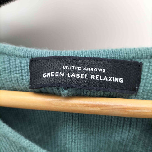 ユナイテッドアローズグリーンレーベルリラクシング UNITED ARROWS green label relaxing FFC ウール カシミヤ テンジク×カタアゼ ハイネック ニット レディース