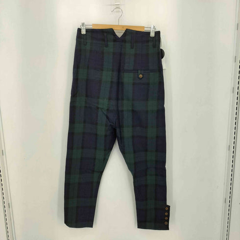 ヴィヴィアンウエストウッドマン Vivienne Westwood MAN タータンチェック ブラックウォッチ柄 スラックスパンツ メンズ 44