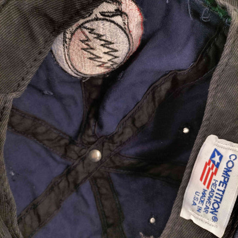 COMPETITION HEADWEAR USA製 バンドロゴ キャップ メンズ