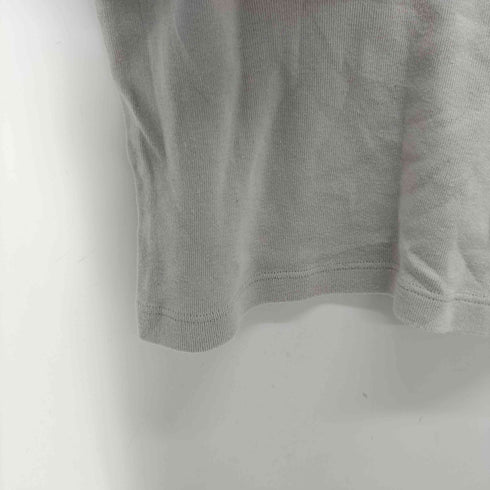 アニエスベー agnes b. PARIS バイカラー Vネックコットンシャツ レディース JPN:2