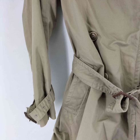 ブランバスク blanc basque フェイクファーライナー トレンチ コート レディース 38