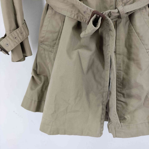 ブランバスク blanc basque フェイクファーライナー トレンチ コート レディース 38