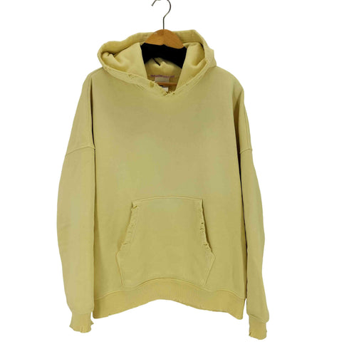 MOOJIMOOJI Oversized Crop Hoodie Aged Heavy スエットパーカー メンズ JPN:L