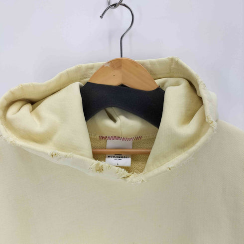 MOOJIMOOJI Oversized Crop Hoodie Aged Heavy スエットパーカー メンズ JPN:L