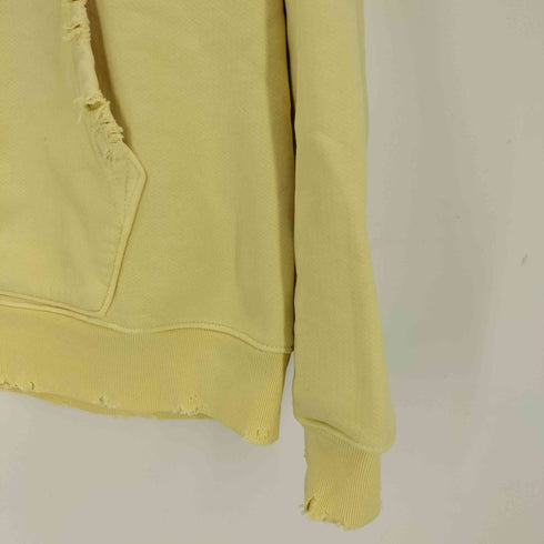 MOOJIMOOJI Oversized Crop Hoodie Aged Heavy スエットパーカー メンズ JPN:L