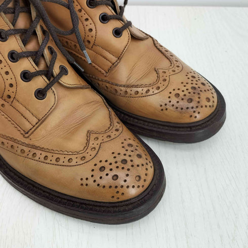 トリッカーズ Trickers 英国製 Malton Country Boot マロンアンティーク ウィングチップ メンズ UK:7.5