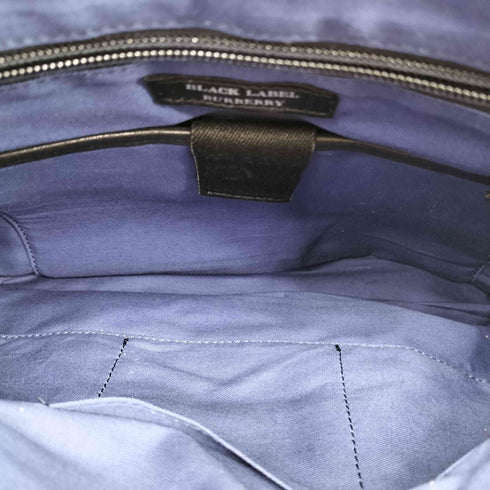バーバリーブラックレーベル BURBERRY BLACK LABEL レザー ショルダーバッグ メンズ