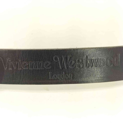 ヴィヴィアンウエストウッドロンドン Vivienne Westwood LONDON デカロゴ バックル 付き レザーベルト メンズ