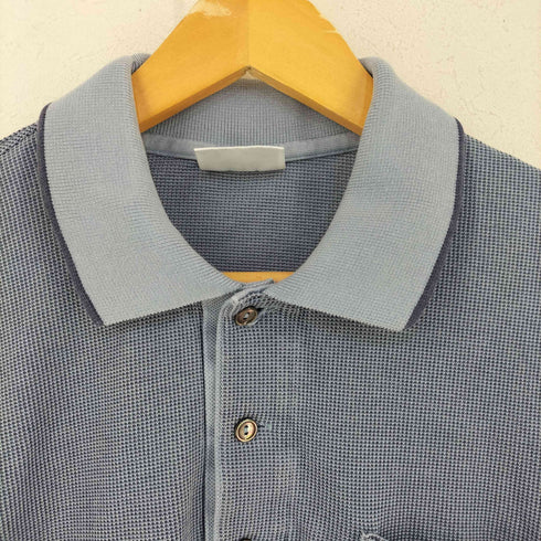 ラコステ LACOSTE 70-80s 文字ワニ ワンポイントロゴ 長袖ポロシャツ メンズ