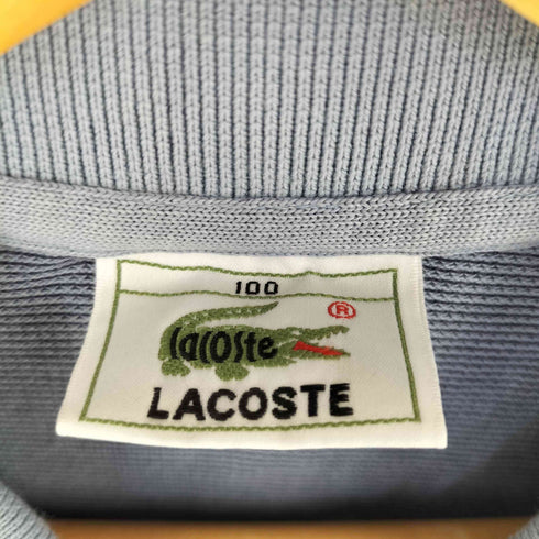 ラコステ LACOSTE 70-80s 文字ワニ ワンポイントロゴ 長袖ポロシャツ メンズ