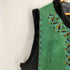BOB MACKIE real leather レザー切替ジップベスト メンズ 2X