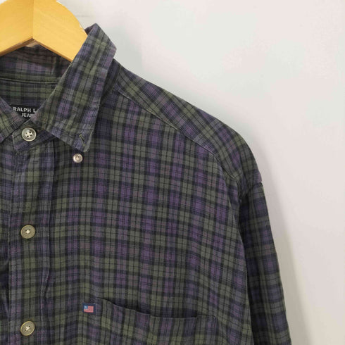 ラルフローレン RALPH LAUREN ボタンダウン チェック シャツ メンズ import:M