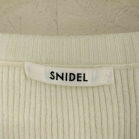 スナイデル snidel クロップドフレアスリーブカーデ レディース ONE SIZE