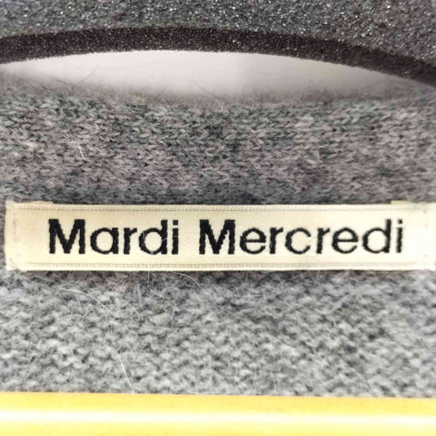 マルディメクルディ Mardi Mercredi ロゴ刺繍 カーディガン レディース ONE SIZE